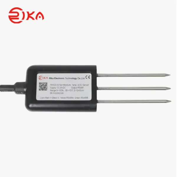 RK520-02 Soil Moisture Sensor, Temperature Probe& EC Sensor - Image 4