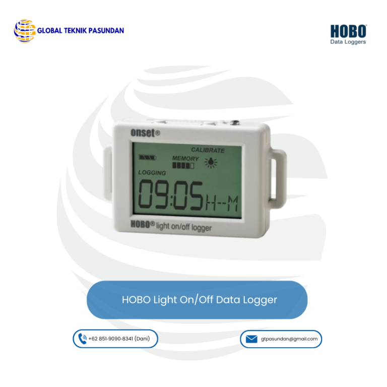 Light Sensor Logger HOBO Light On/Off Data Logger – Global Teknik Pasundan