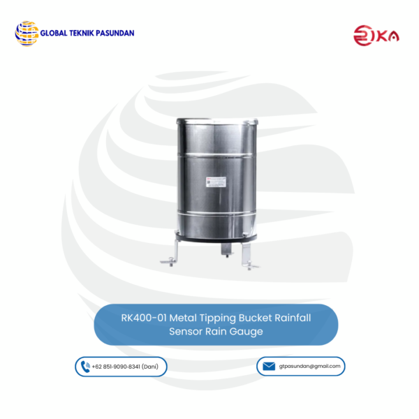 RK400-01 Metal Tipping Bucket Rainfall Sensor Rain Gauge