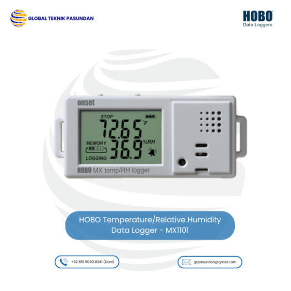 HOBO Temperature/Relative Humidity Data Logger - MX1101