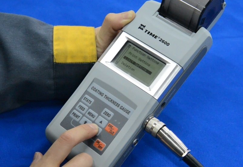 Penggunaan alat Coating Thickness Gauge