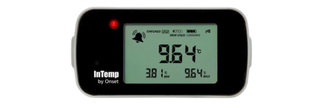 Alat untuk monitoring suhu kulkas obat - InTemp Bluetooth Ambient Temperature Data Logger – CX403