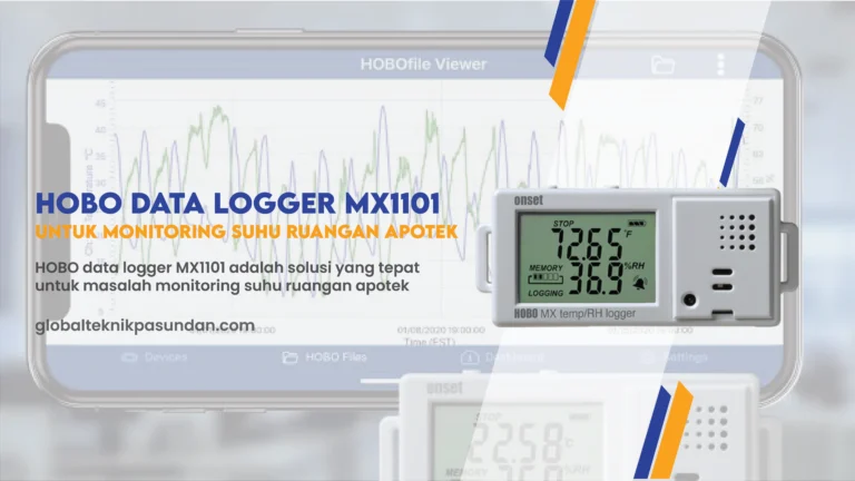 Monitoring Suhu Ruangan Apotek Menggunakan HOBO MX1101