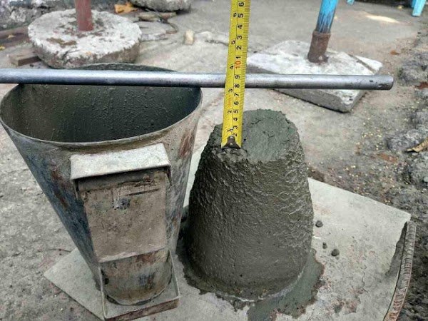 beton slump test