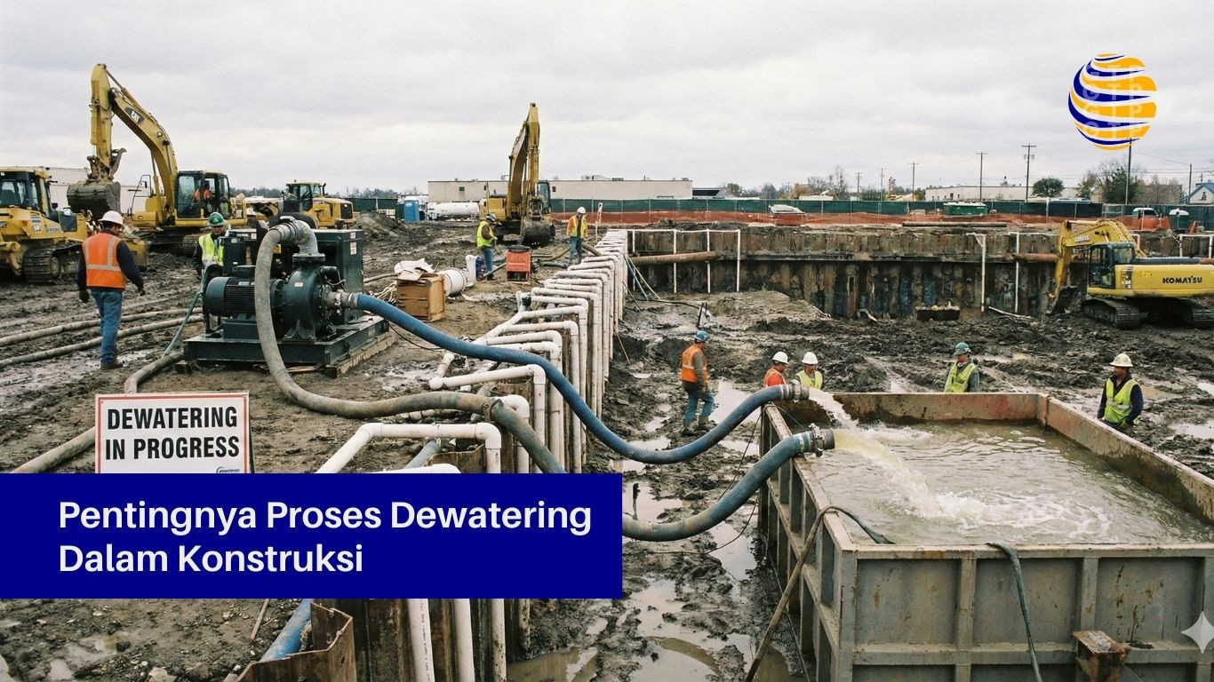 Pentingnya Proses Dewatering Dalam Konstruksi