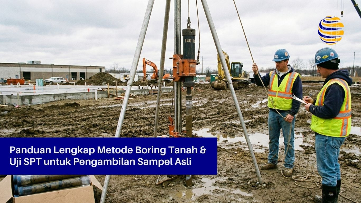 Panduan Lengkap Metode Boring Tanah dan Uji SPT untuk Pengambilan Sampel Asli