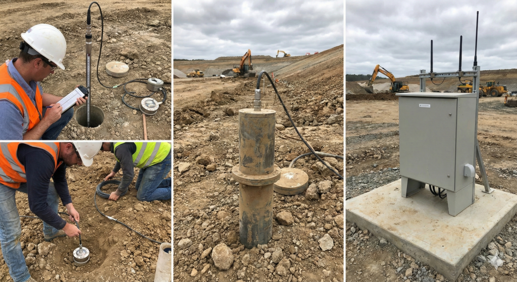 Rekomendasi Instrumentasi Geoteknik untuk Tahap Konstruksi Awal