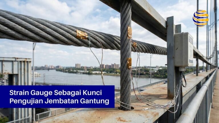 Strain Gauge Sebagai Kunci Pengujian Jembatan Gantung