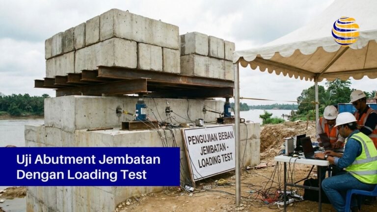 Uji Abutment Jembatan Dengan Loading Test