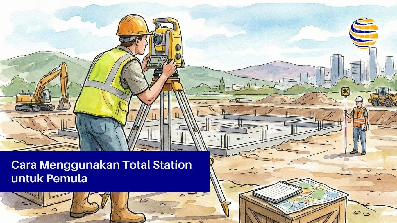 Cara Menggunakan Total Station untuk Pemula
