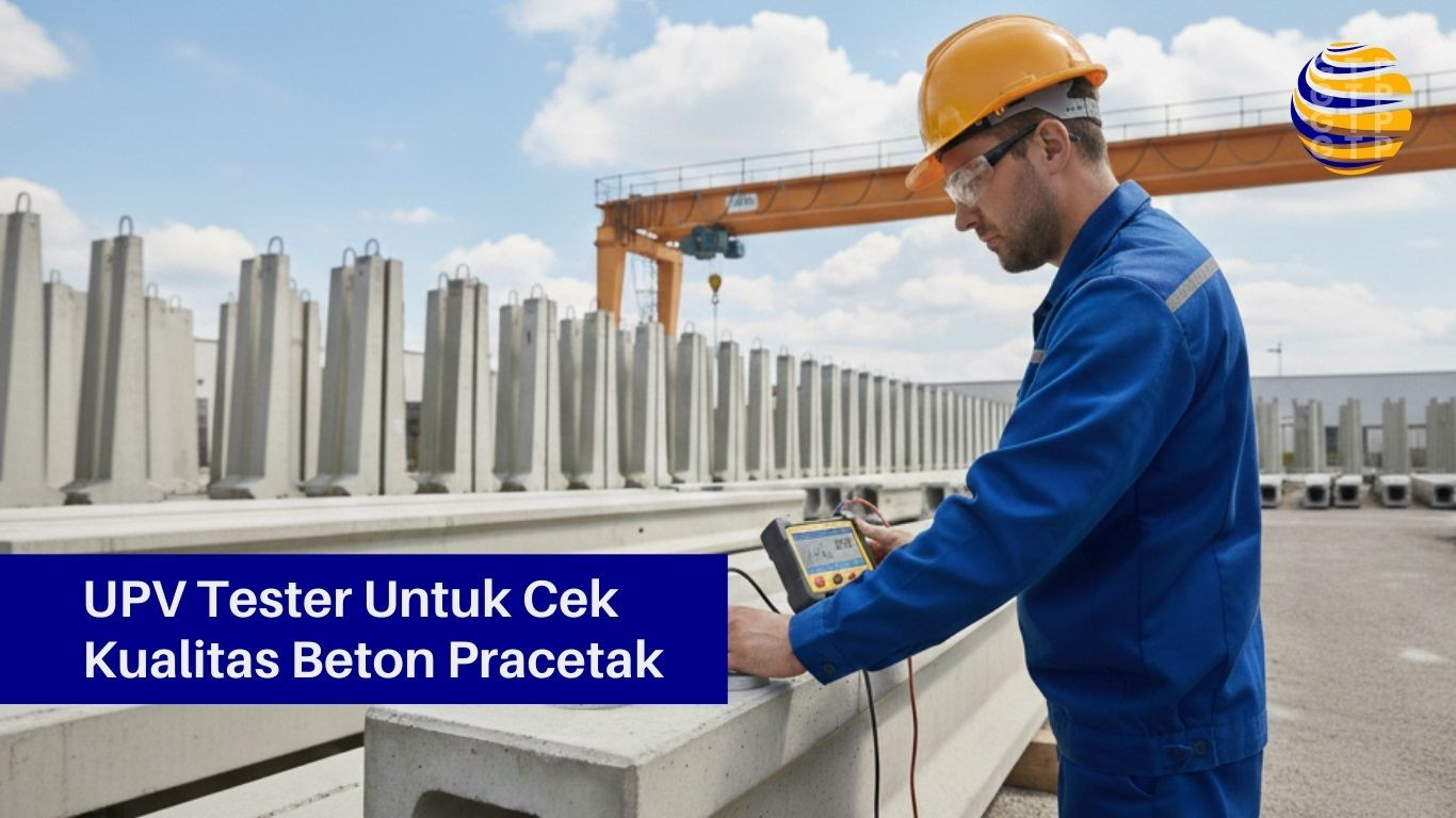 UPV Tester Untuk Cek Kualitas Beton Pracetak