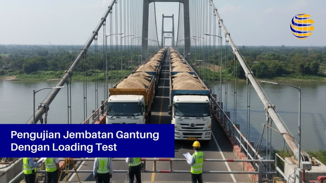 Pengujian Jembatan Gantung Dengan Loading Test