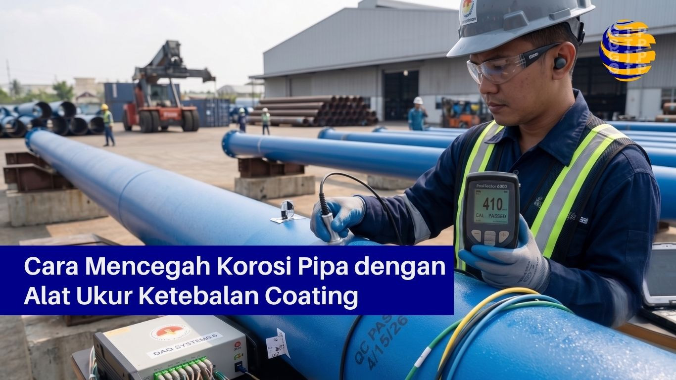Cara Mencegah Korosi Pipa dengan Alat Ukur Ketebalan Coating