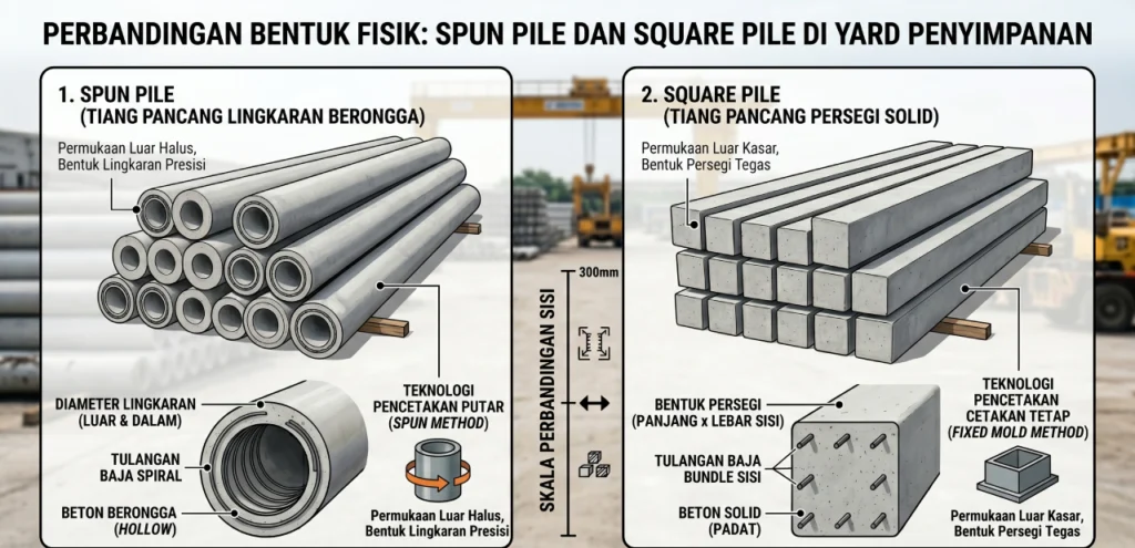 Perbandingan tiang pancang