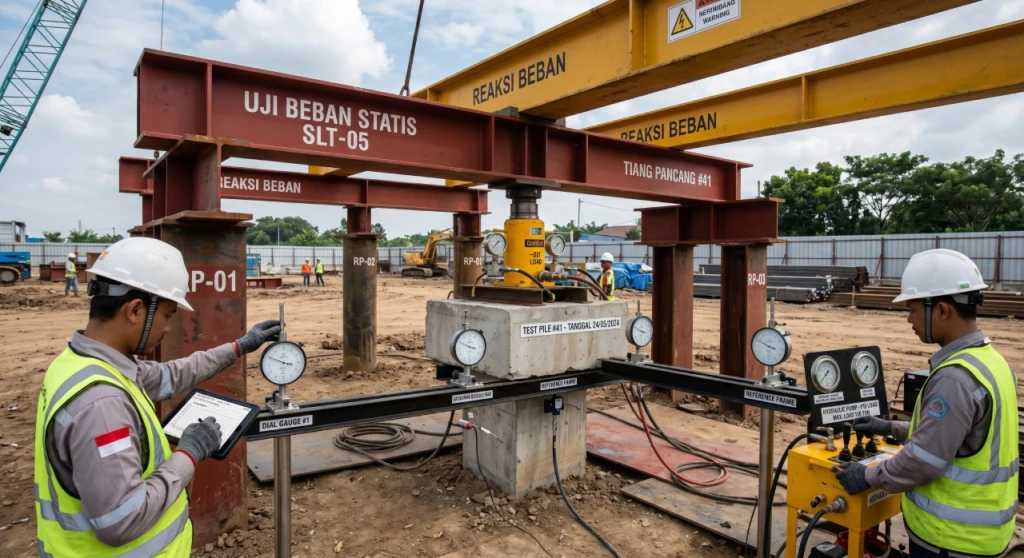 uji beban statis slt