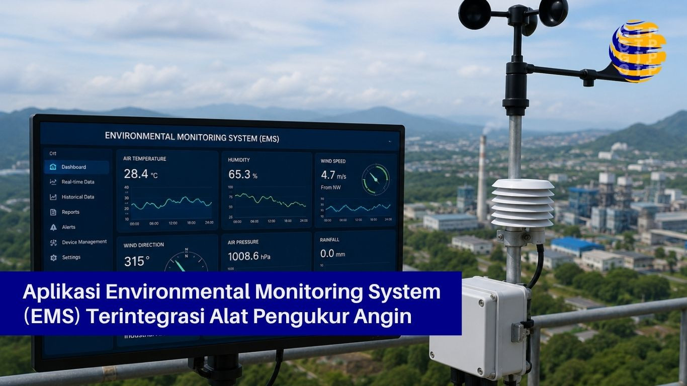 Aplikasi Environmental Monitoring System (EMS) Terintegrasi Alat Pengukur Angin