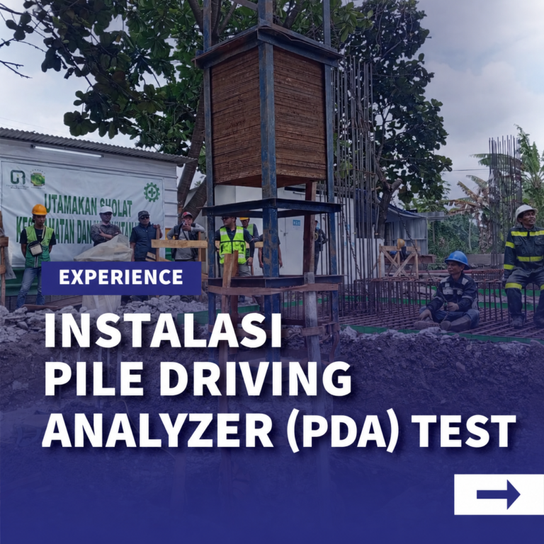 Instalasi Pile Driving Analyzer (PDA) Test