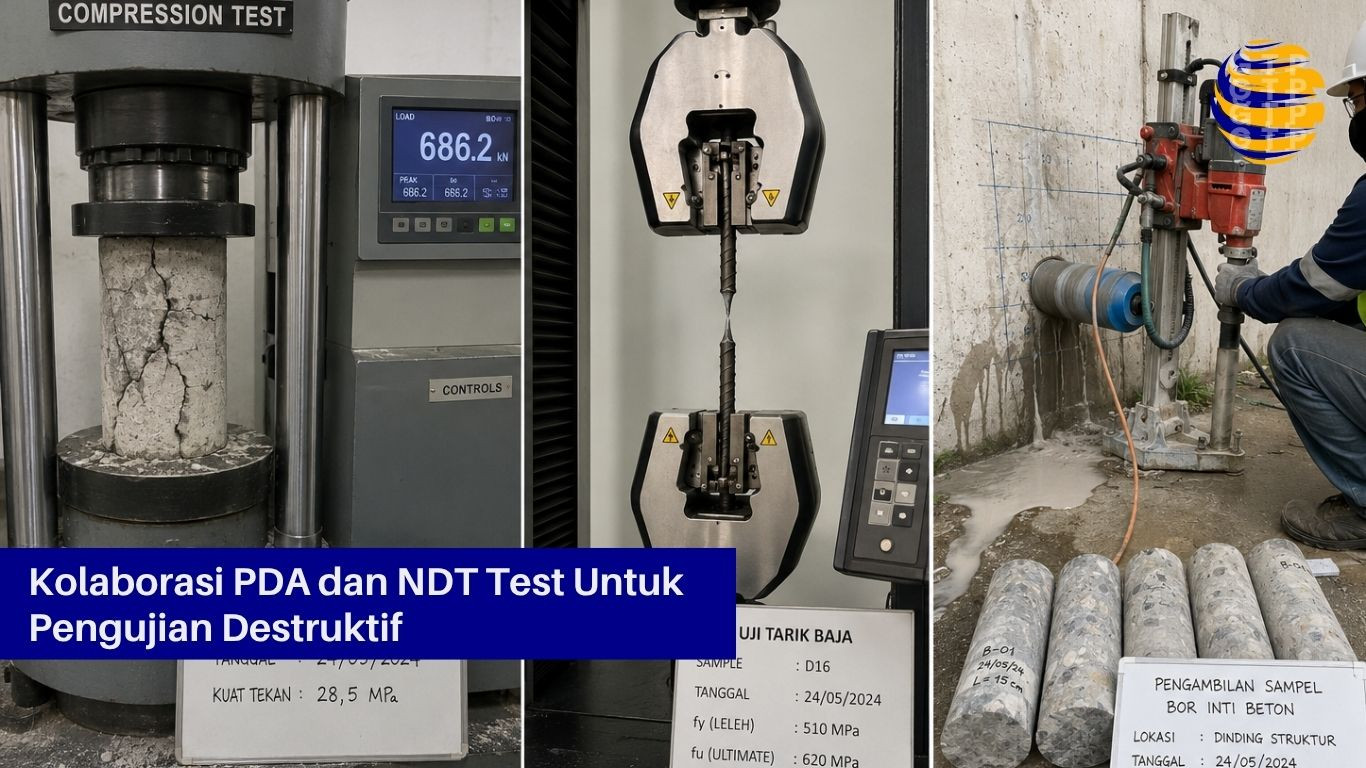 Kolaborasi PDA dan NDT Test Untuk Pengujian Destruktif