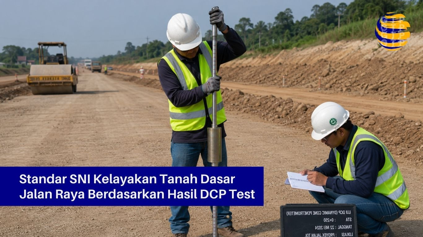 Standar SNI Kelayakan Tanah Dasar Jalan Raya Berdasarkan Hasil DCP Test