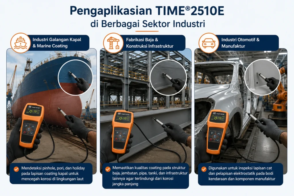 Pengaplikasian TIME®2510E di Berbagai Sektor Industri