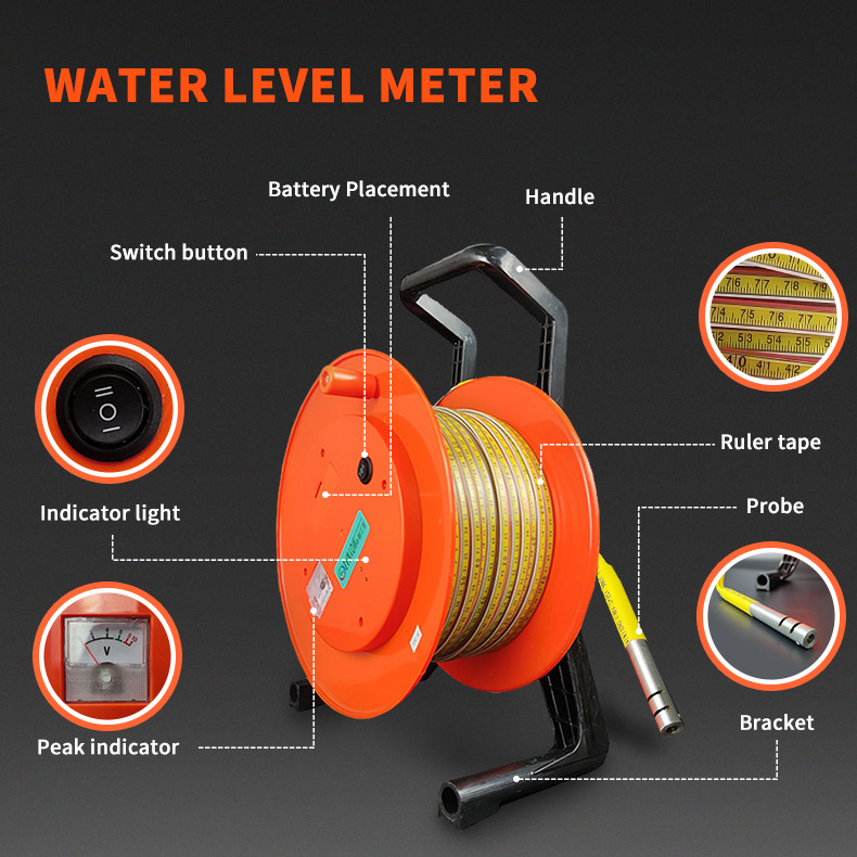 Red Color Ground water Level Meter 100m - Image 2