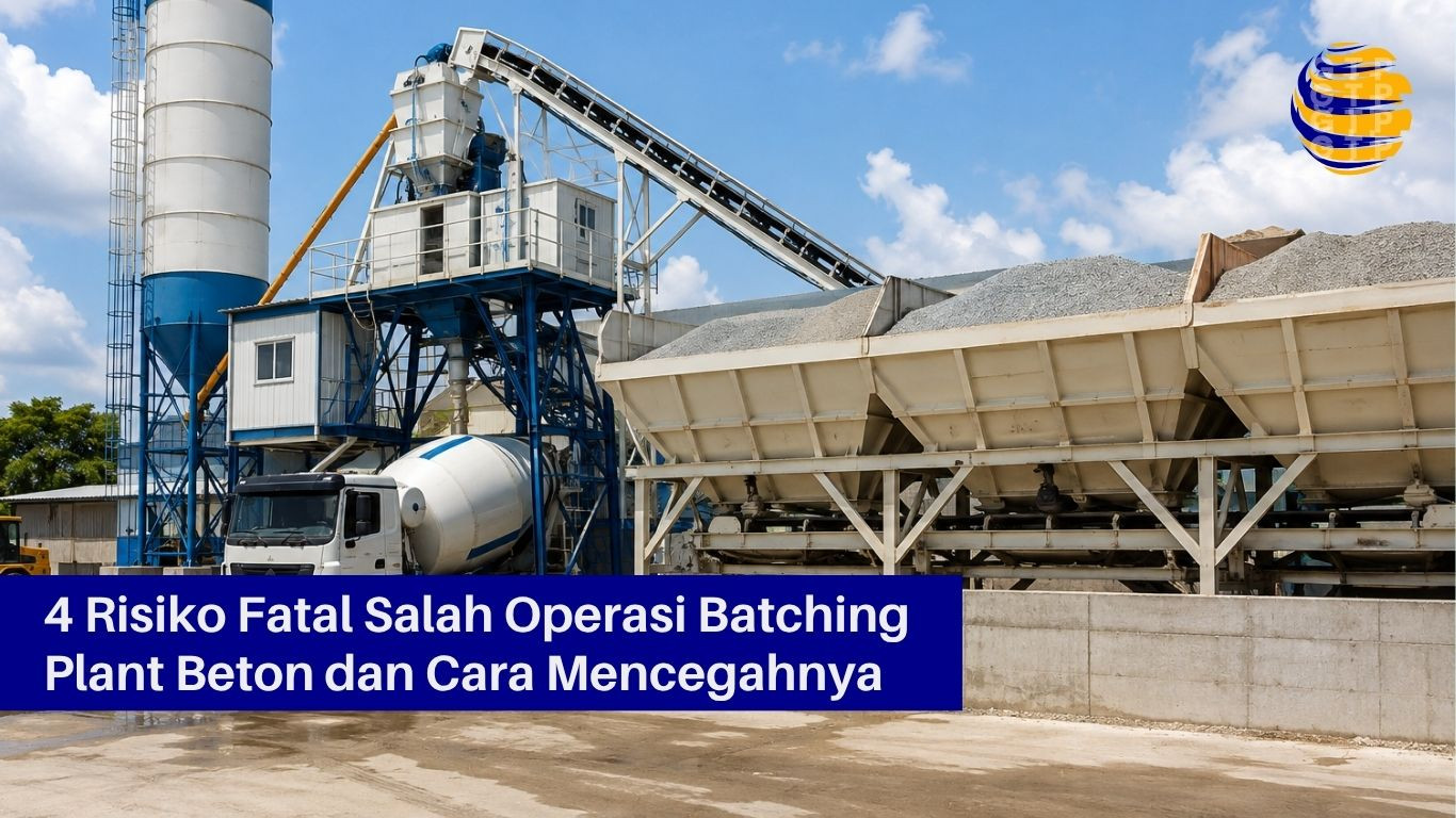 4 Risiko Fatal Salah Operasi Batching Plant Beton dan Cara Mencegahnya