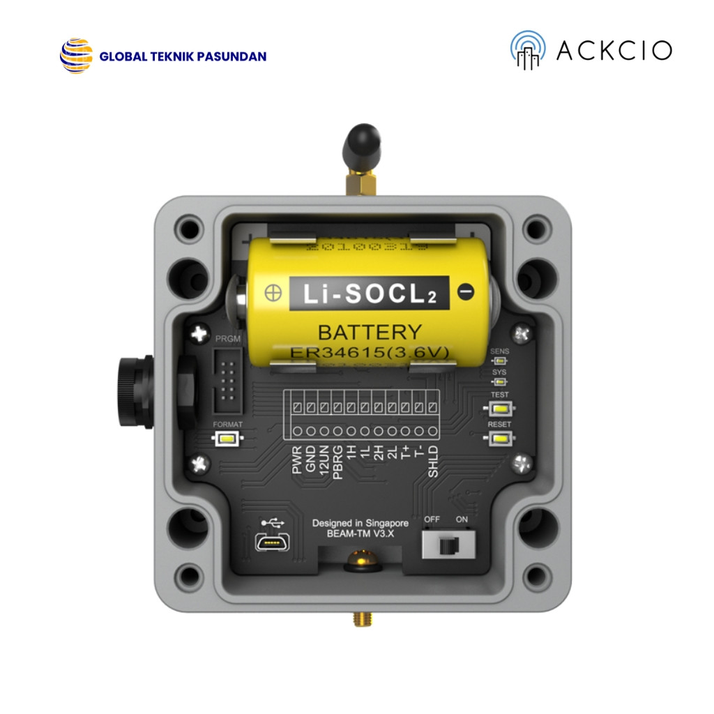 Ackcio Wireless Tilt Sensor BEAM-TM - Gambar 4