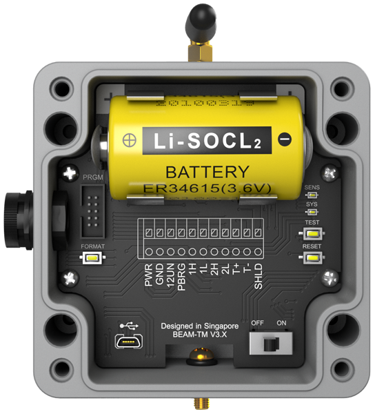 Ackcio Wireless Tilt Sensor BEAM-TM