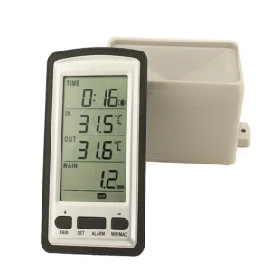 CDY-17A Wireless Indoor and Outdoor Thermometer and Rain Gauge
