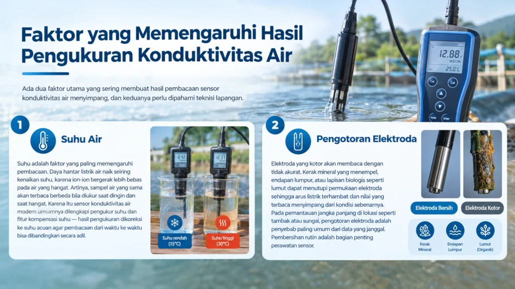 Faktor Pengukuran Konduktivitas Air