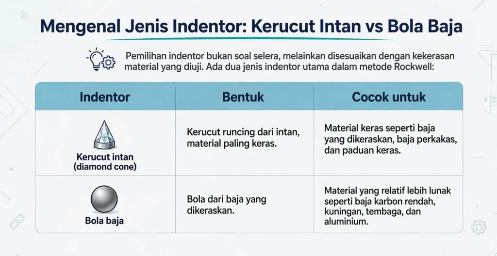 jenis indikator rockwell